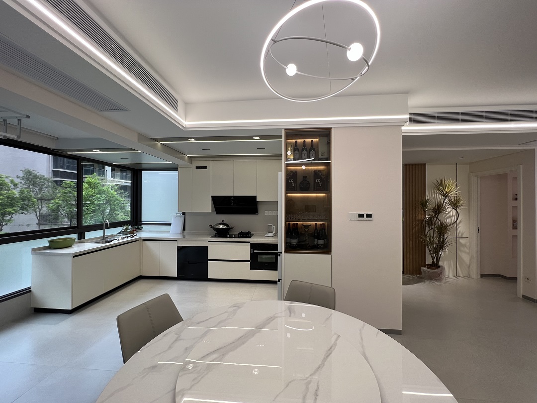 南寧二手房全拆裝修有哪些要注意？現(xiàn)代簡約-餐廚