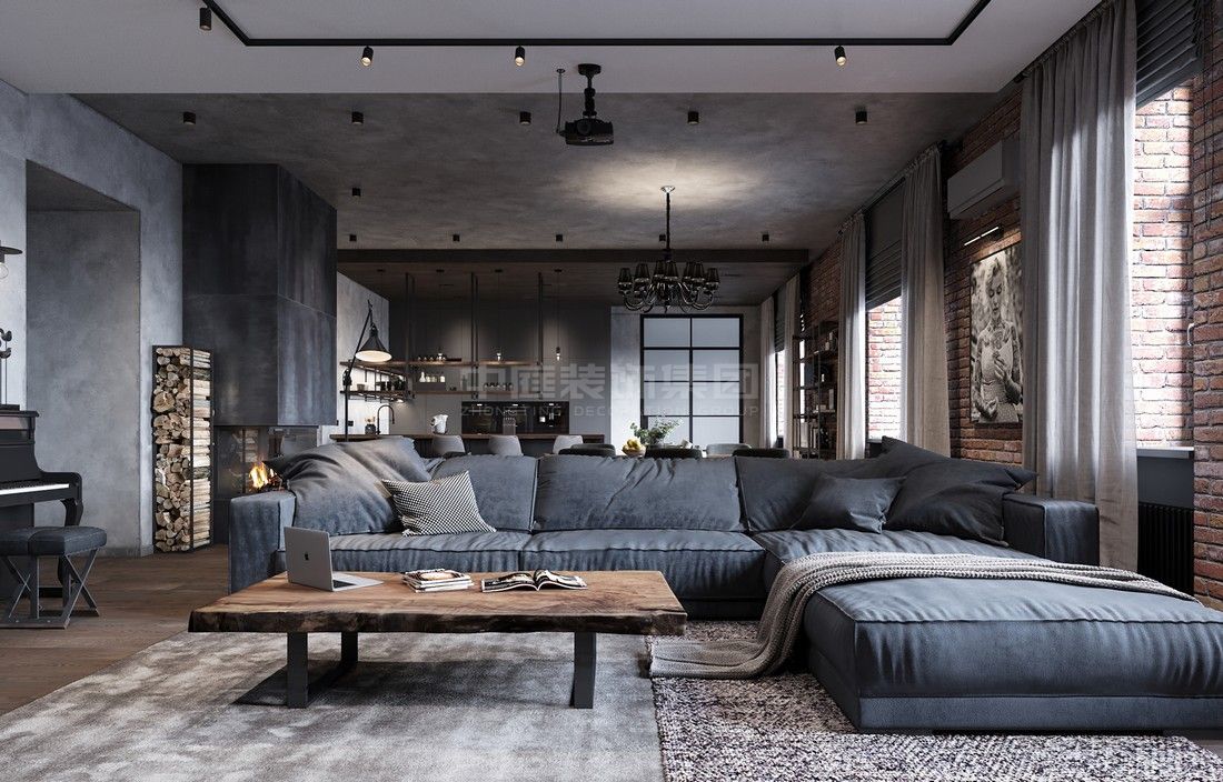 凱業(yè)花園145m&sup2;工業(yè)風(fēng)風(fēng)格案例